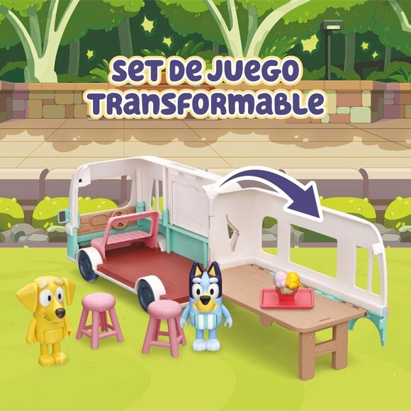 Bluey's Ice Cream Truck Transforming Playset - Picture 5 of 8